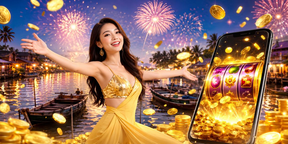 Người chơi tại vùng Mekong tham gia slot game trong không khí lễ hội